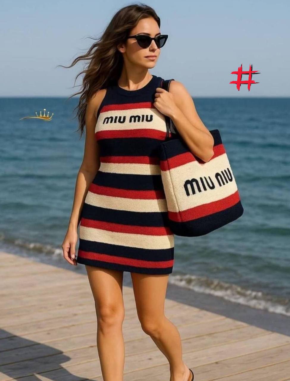 Γυναικείο σετ φόρεμα τσάντα
