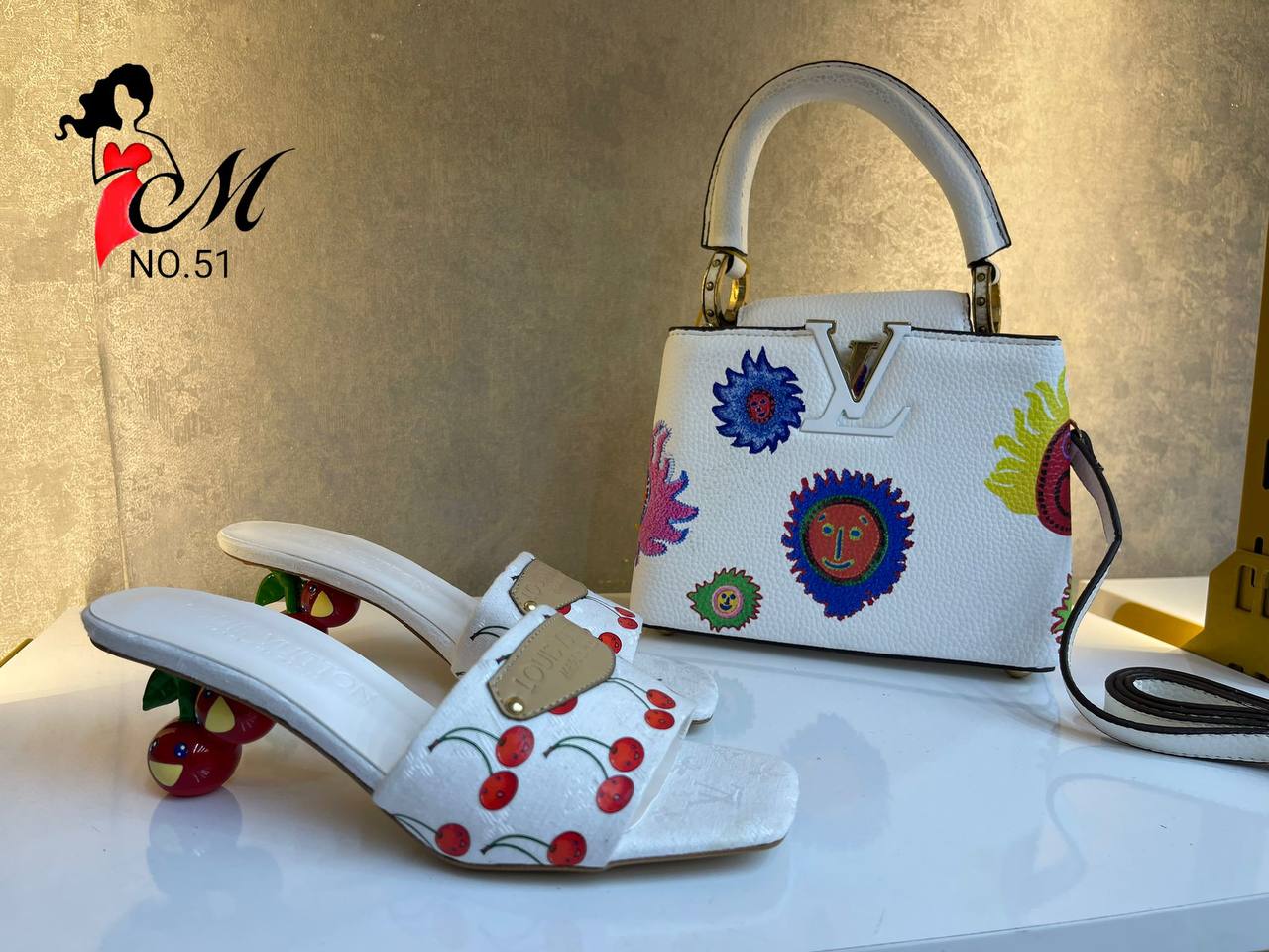 Γυναικείο σετ παπούτσια&Τσαντα Louis Vuitton