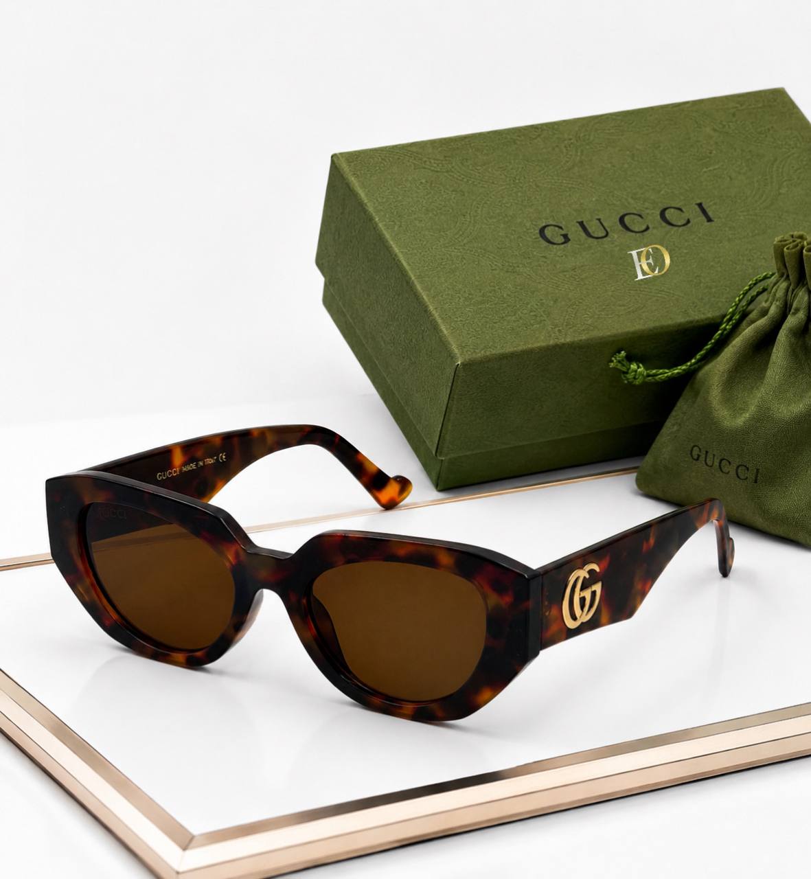 Gucci Sunglasses Tortoise