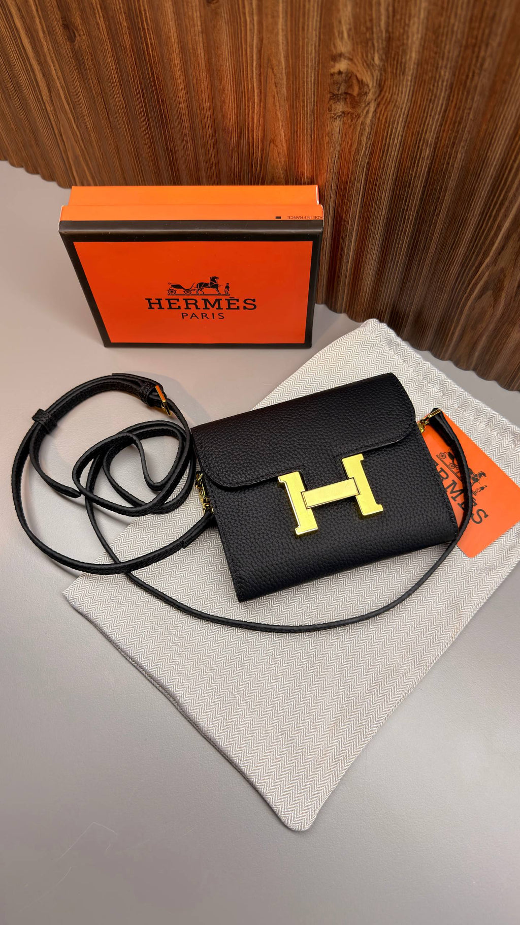 Hermes δερμάτινο πορτοφόλι