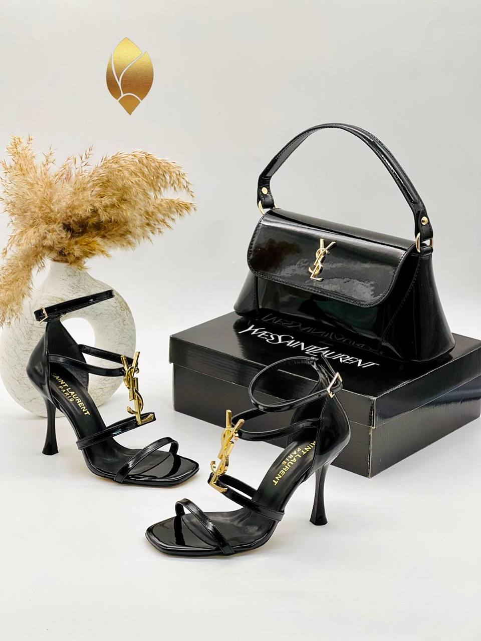 Γυναικείο σετ παπούτσια&Τσαντα Ysl