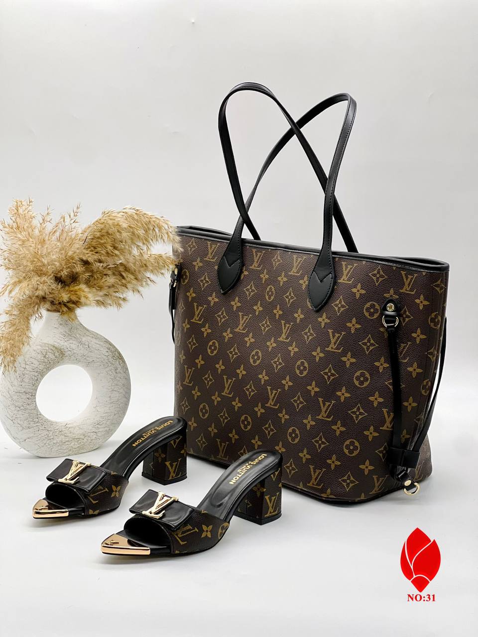 Γυναικείο σετ παπούτσια και τσάντα Louis Vuitton