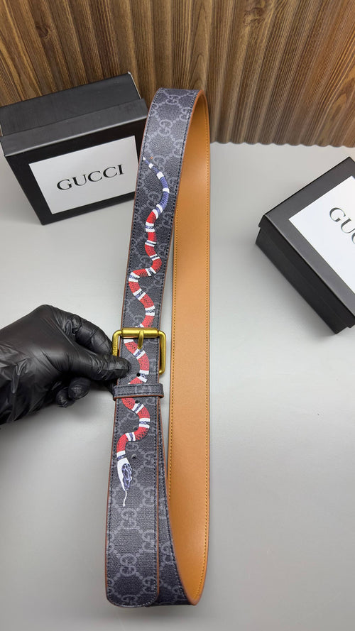 Gucci ζώνη δέρμα