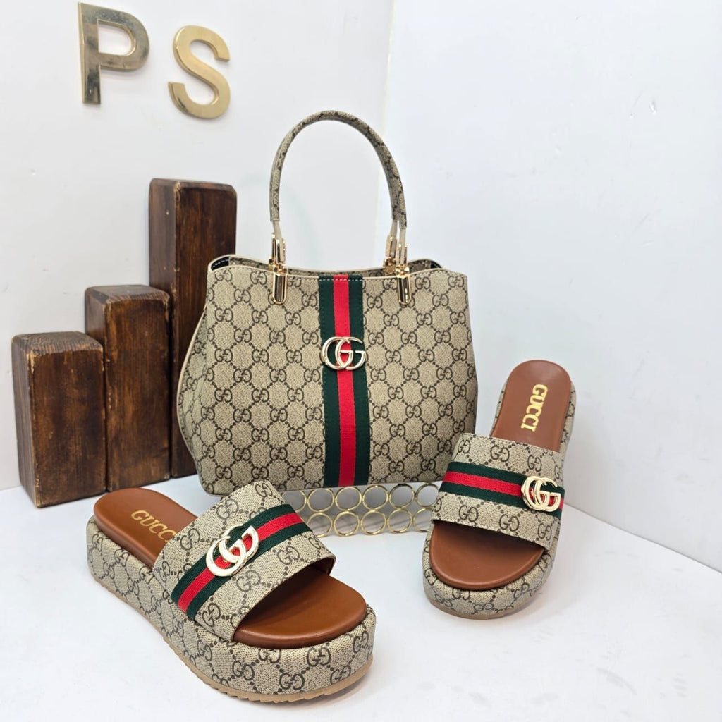 Γυναικείο σετ Shoes& Bag Gucci