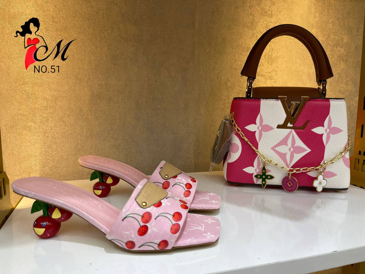 Γυναικείο σετ παπούτσια&Τσαντα Louis Vuitton