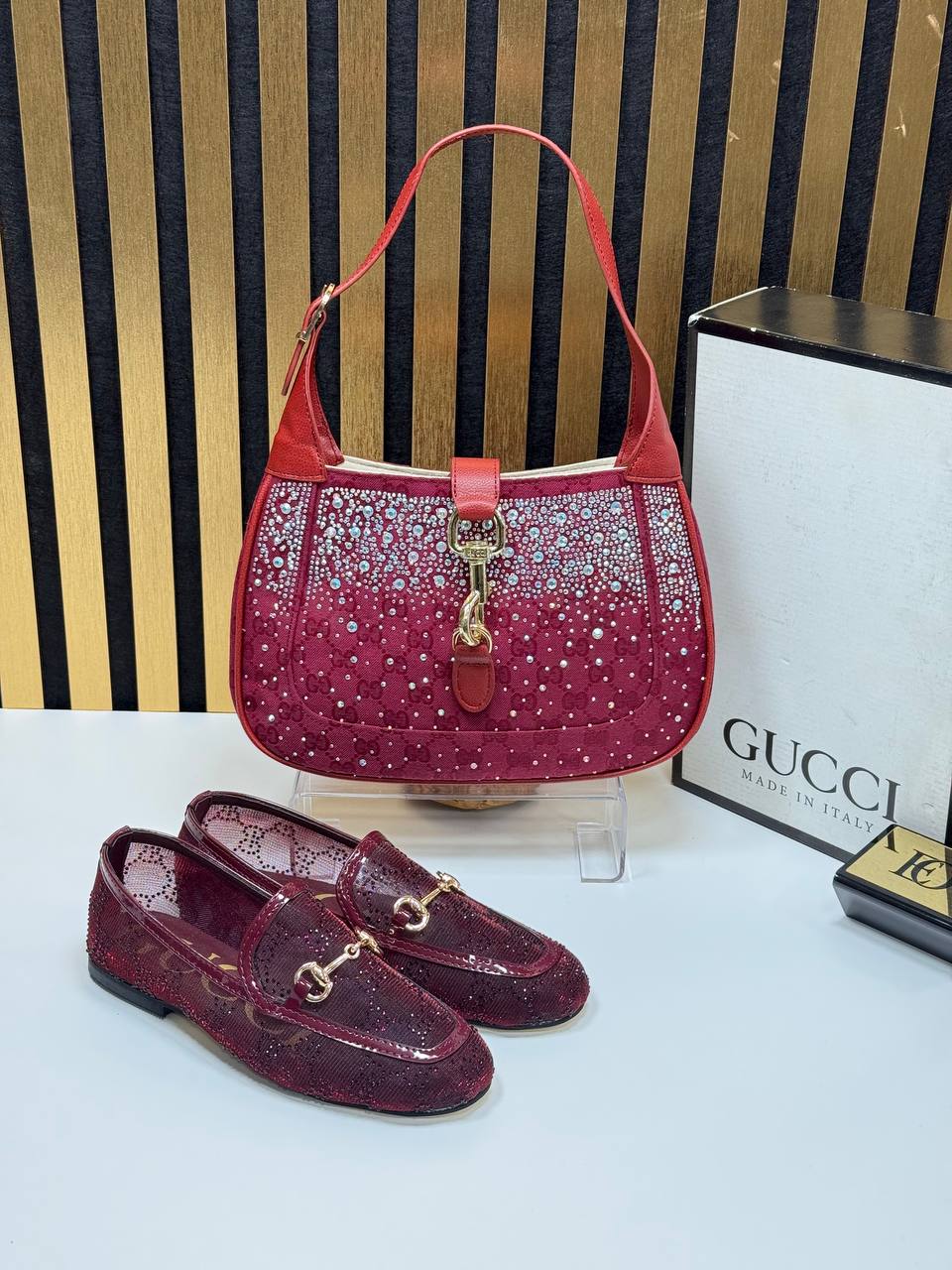 Γυναικείο σετ Shoes& Bag Gucci